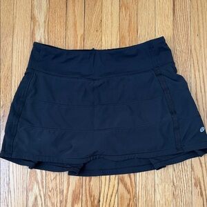 Lululemon Black Pace Rival Athletic Skort